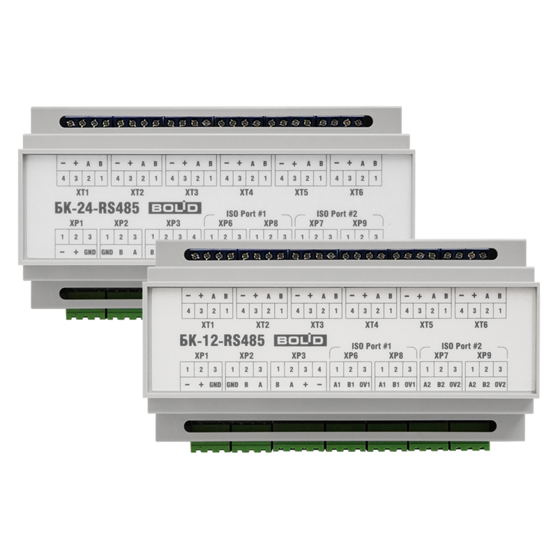 Блок коммутации БК-12-RS485-01, БК-24-RS485-01