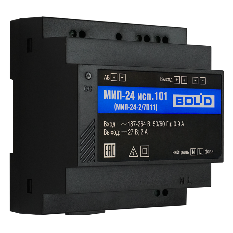 Источник питания МИП-24 исп.101 (МИП-24-2/7П11)