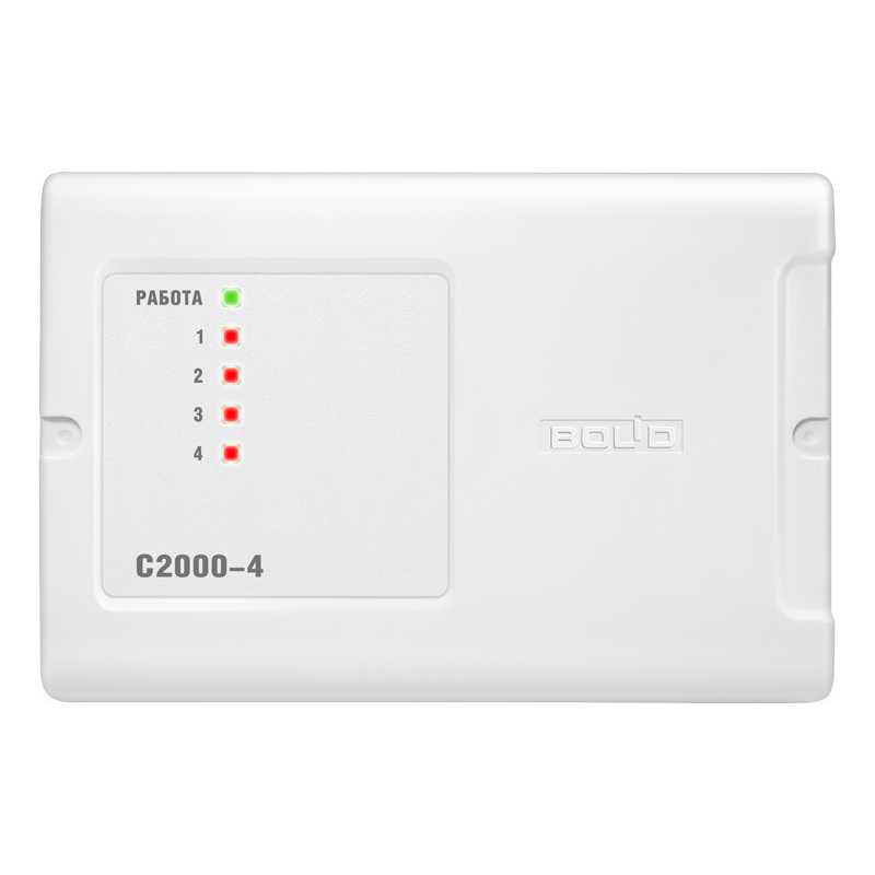 Блок приемно-контрольный охранно-пожарный С2000-4